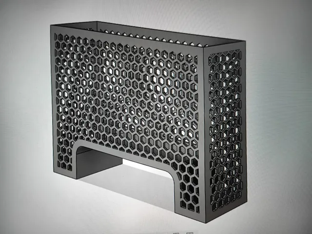 Flashforge AD5X Poop Chute with a honeycomb design. Please read instructions