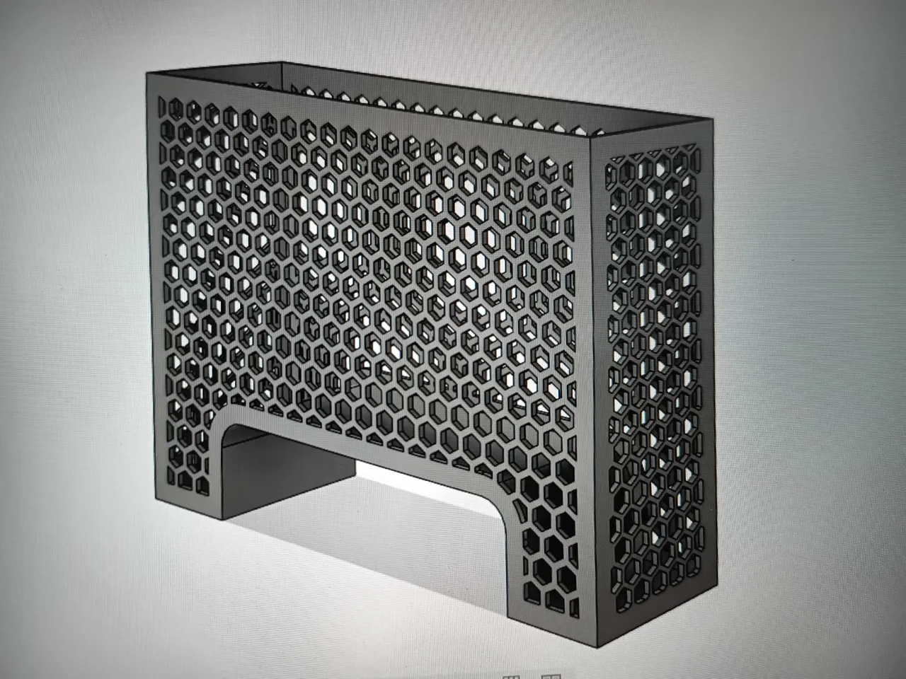 Flashforge AD5X Poop Chute with a honeycomb design. Please read