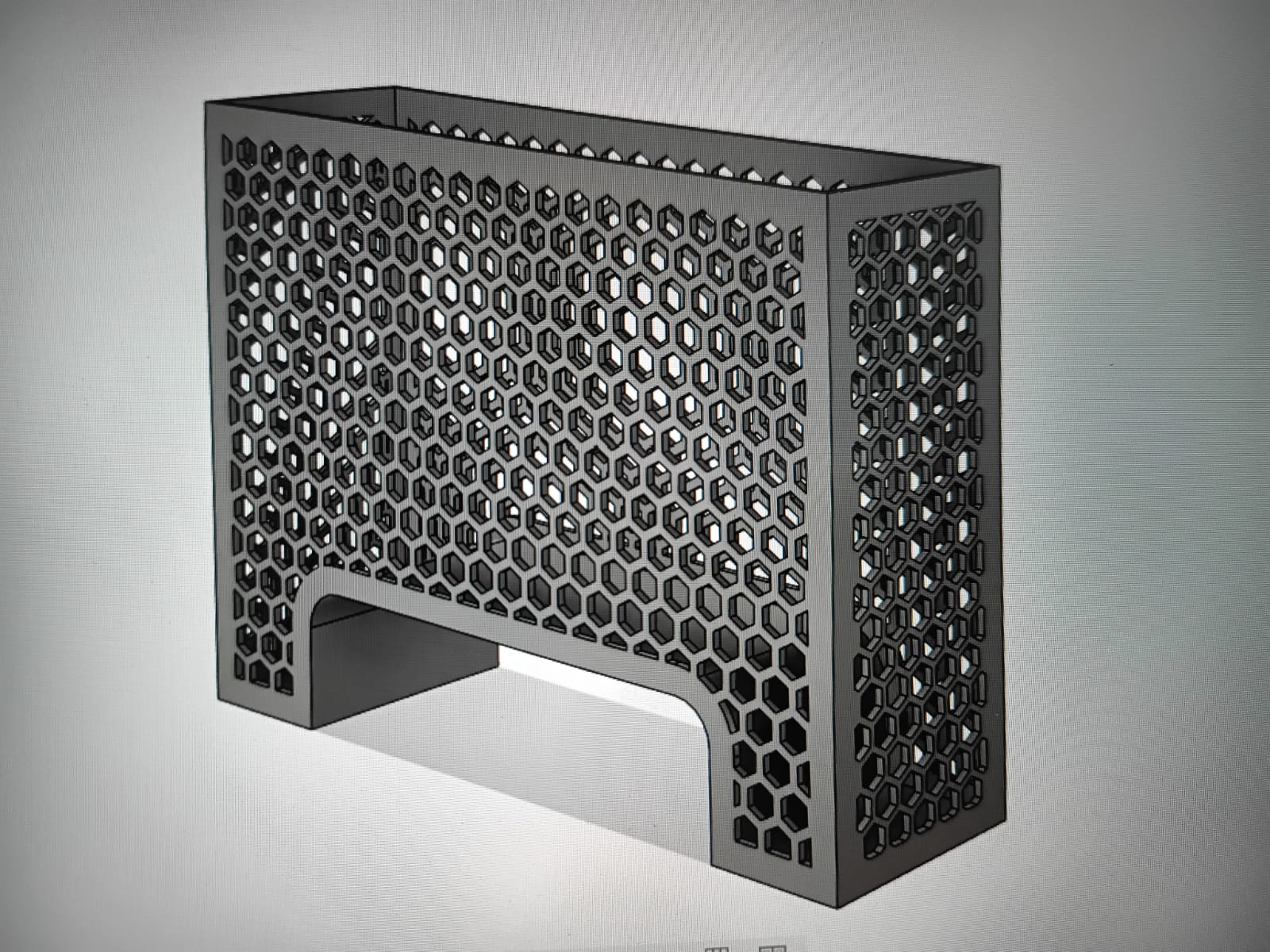 Flashforge AD5X Poop Chute with a honeycomb design. Please read instructions