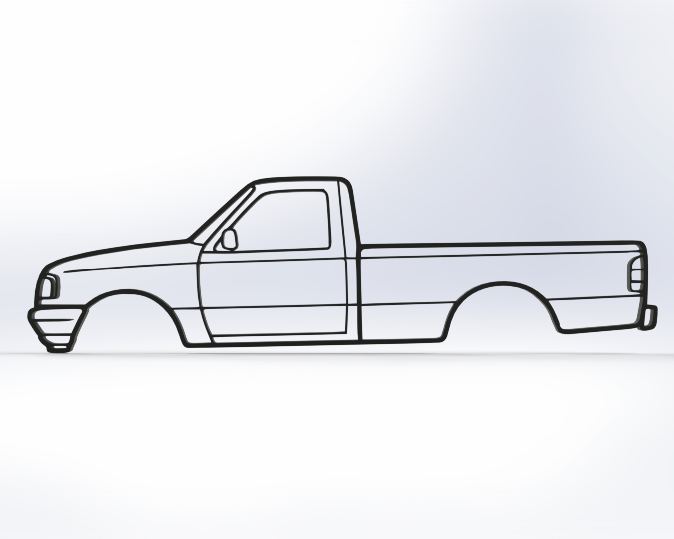 Ford Ranger 3rd Gen Wall Art