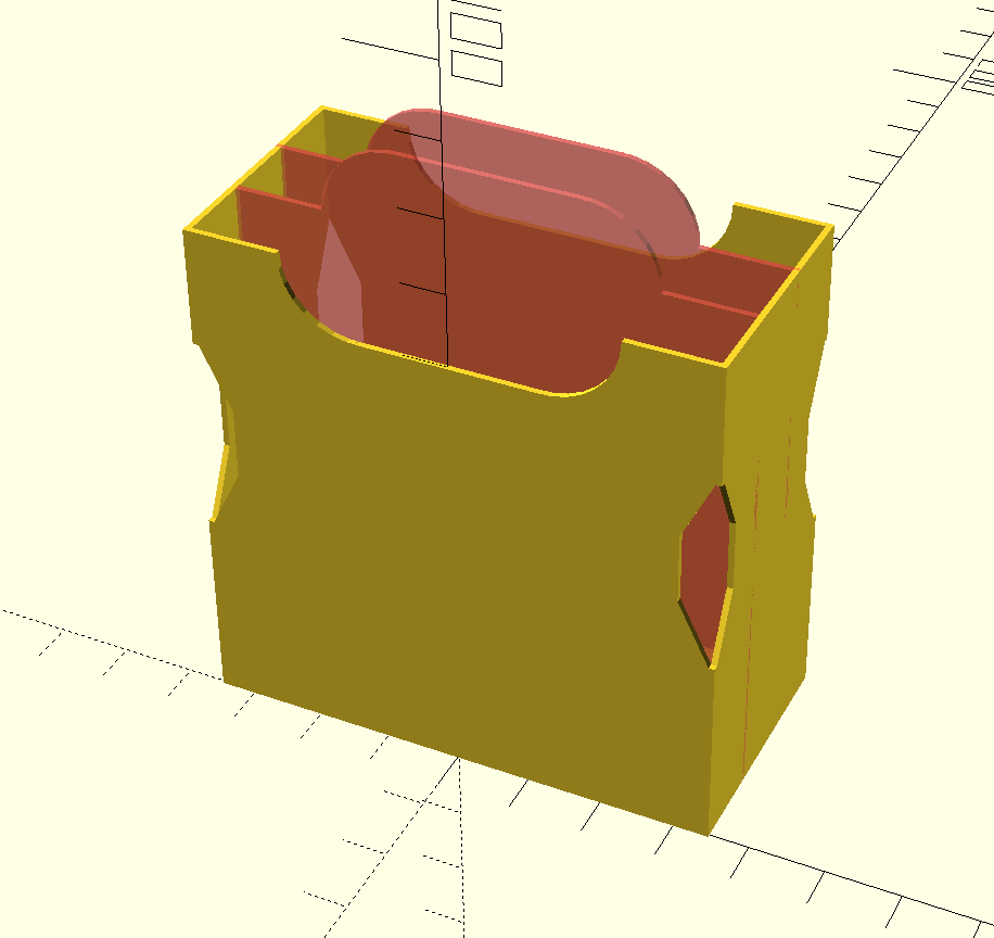 Parametric MTG cube / draft tray with staggered height
