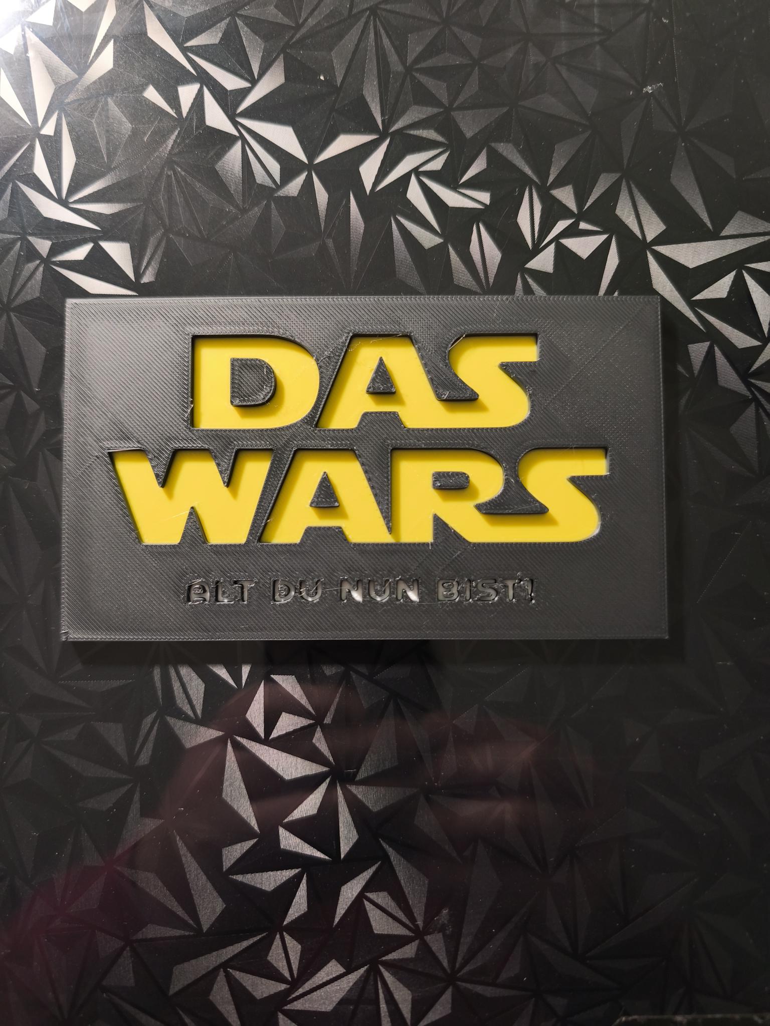 Das Wars alt du nun bist Star Wars