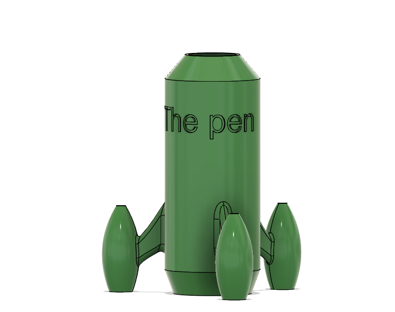 Rocket Pen stand
