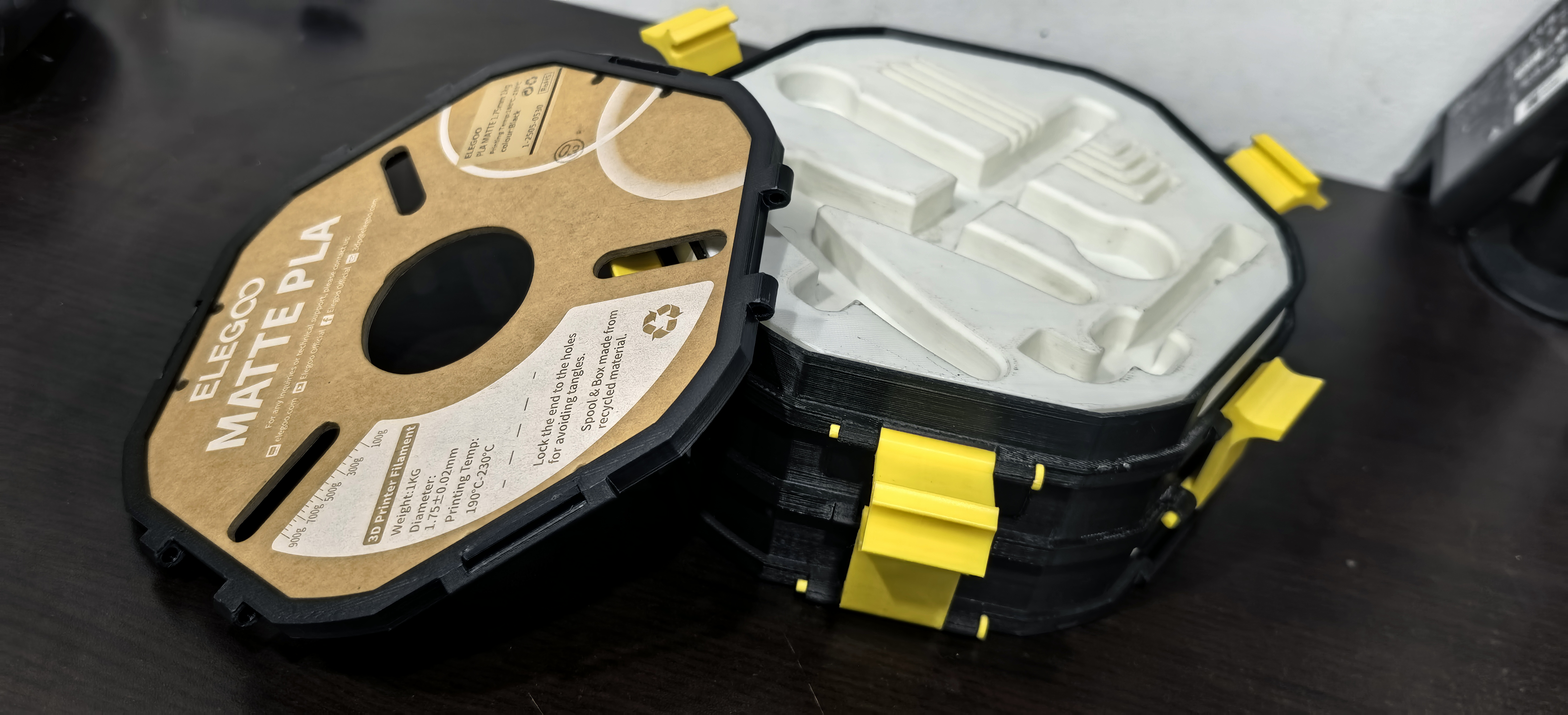 Recycled Spool Storage Box (Stackable System) | Caja de Almacenamiento Reciclada (Sistema Apilable) — thumbnail 5