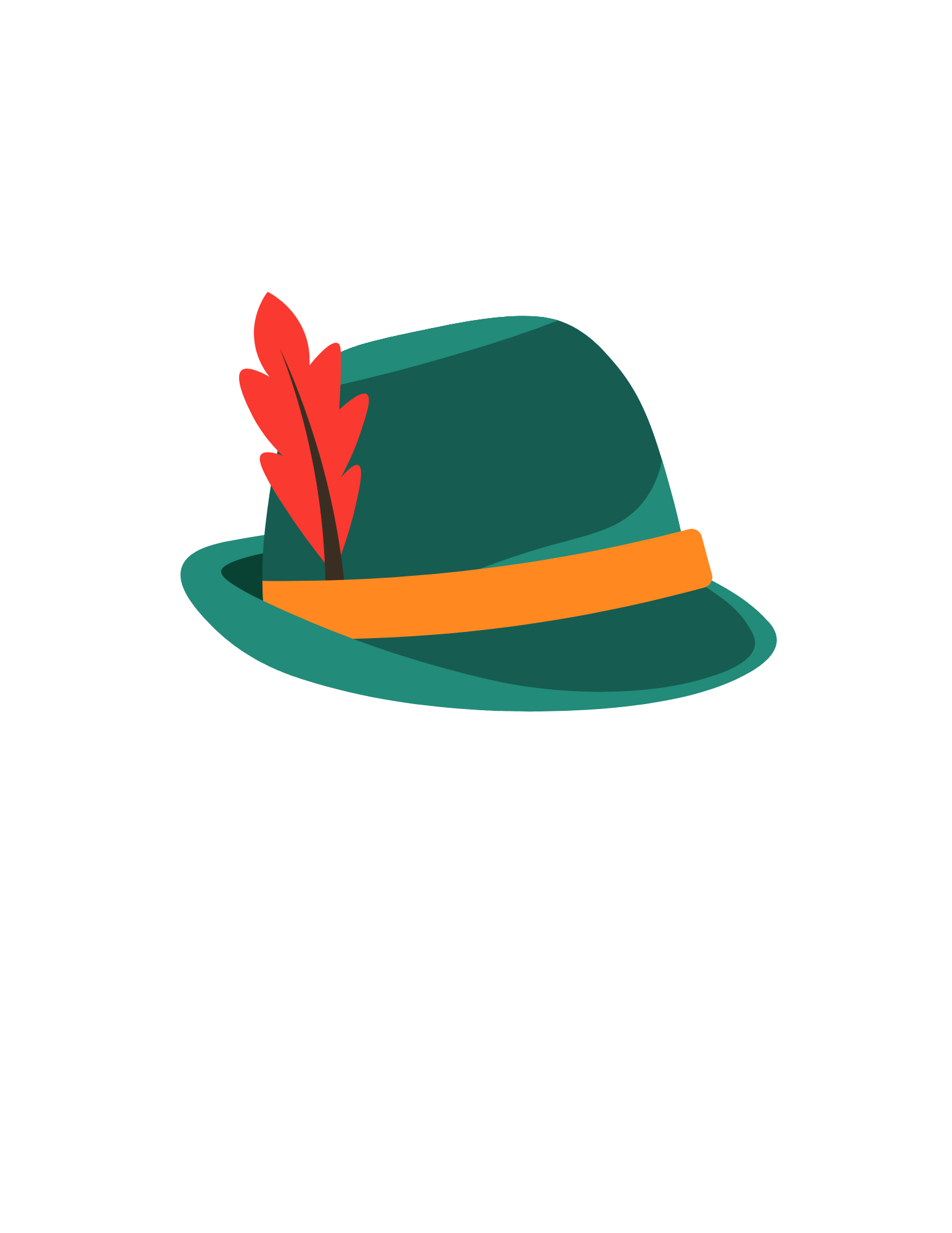 Alpine Hat Cookie Cutter
