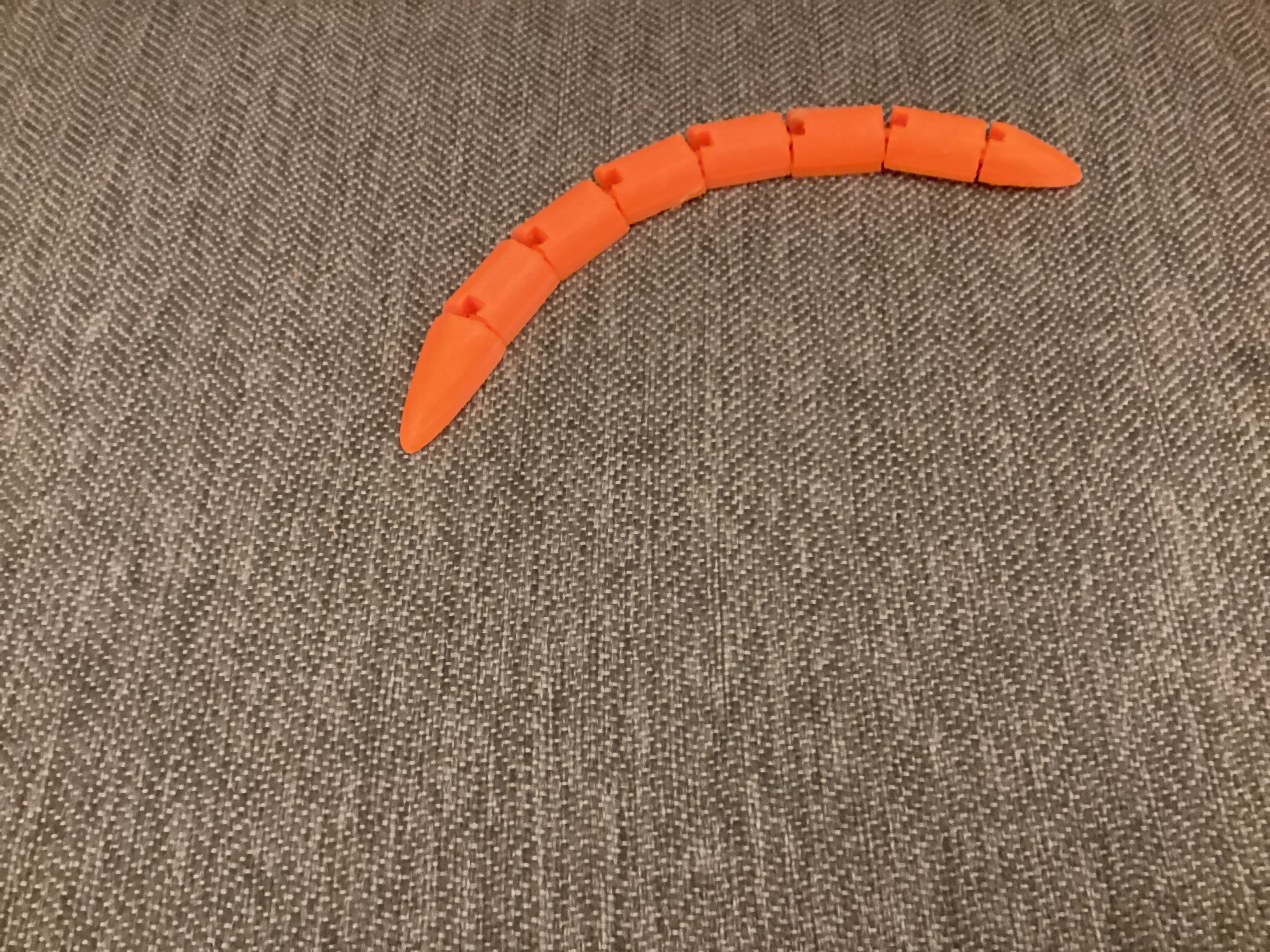 Miniatura 3 do modelo 3D Flexible Fidget Snake