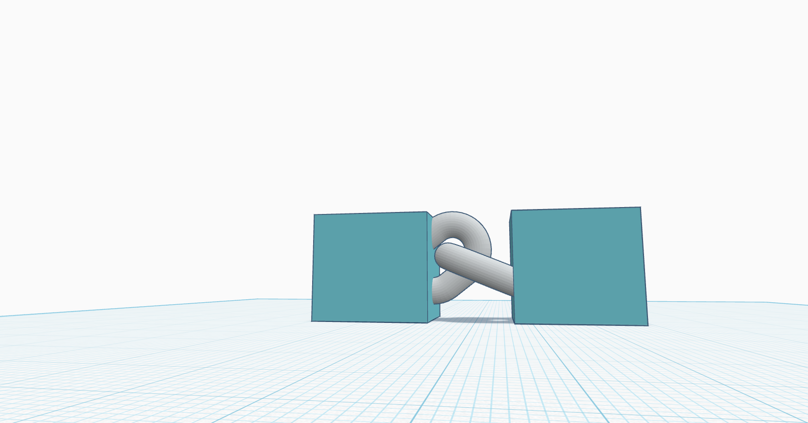 Chain linked blocks fidget toy