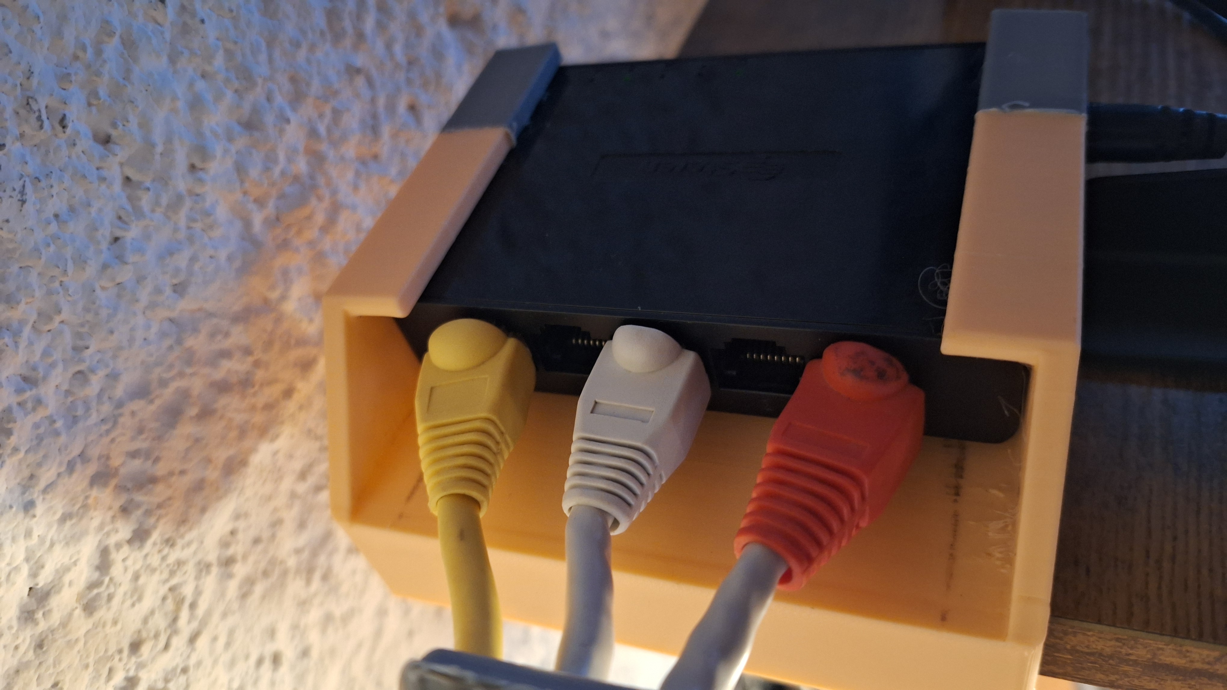 Ethernet switch desk holder