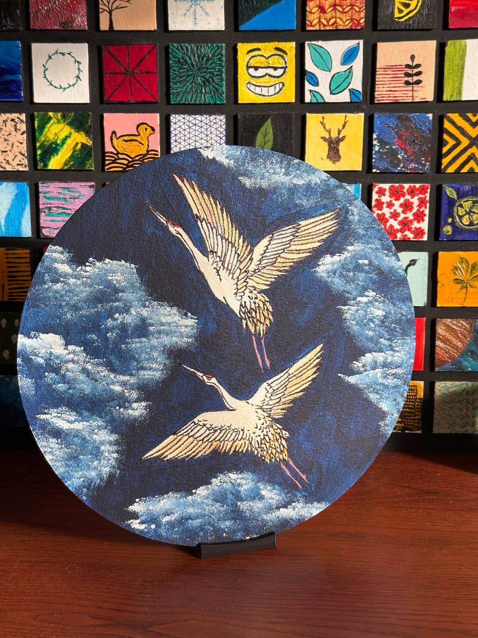 Stand for 30cm Round Artwork or Painting