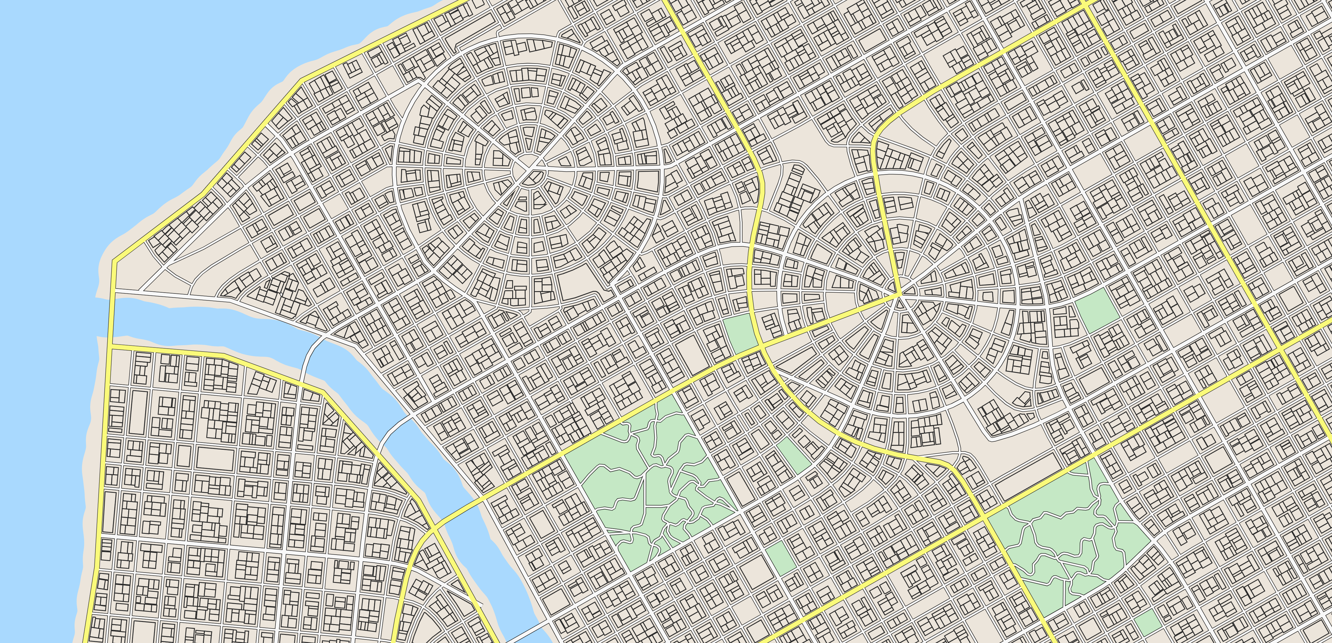 cityscape upscale sizes generator