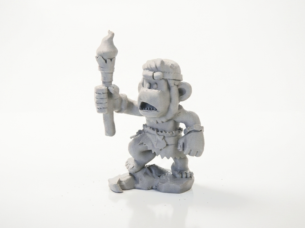Caveman Warrior Figurine Collectible 3D Printable