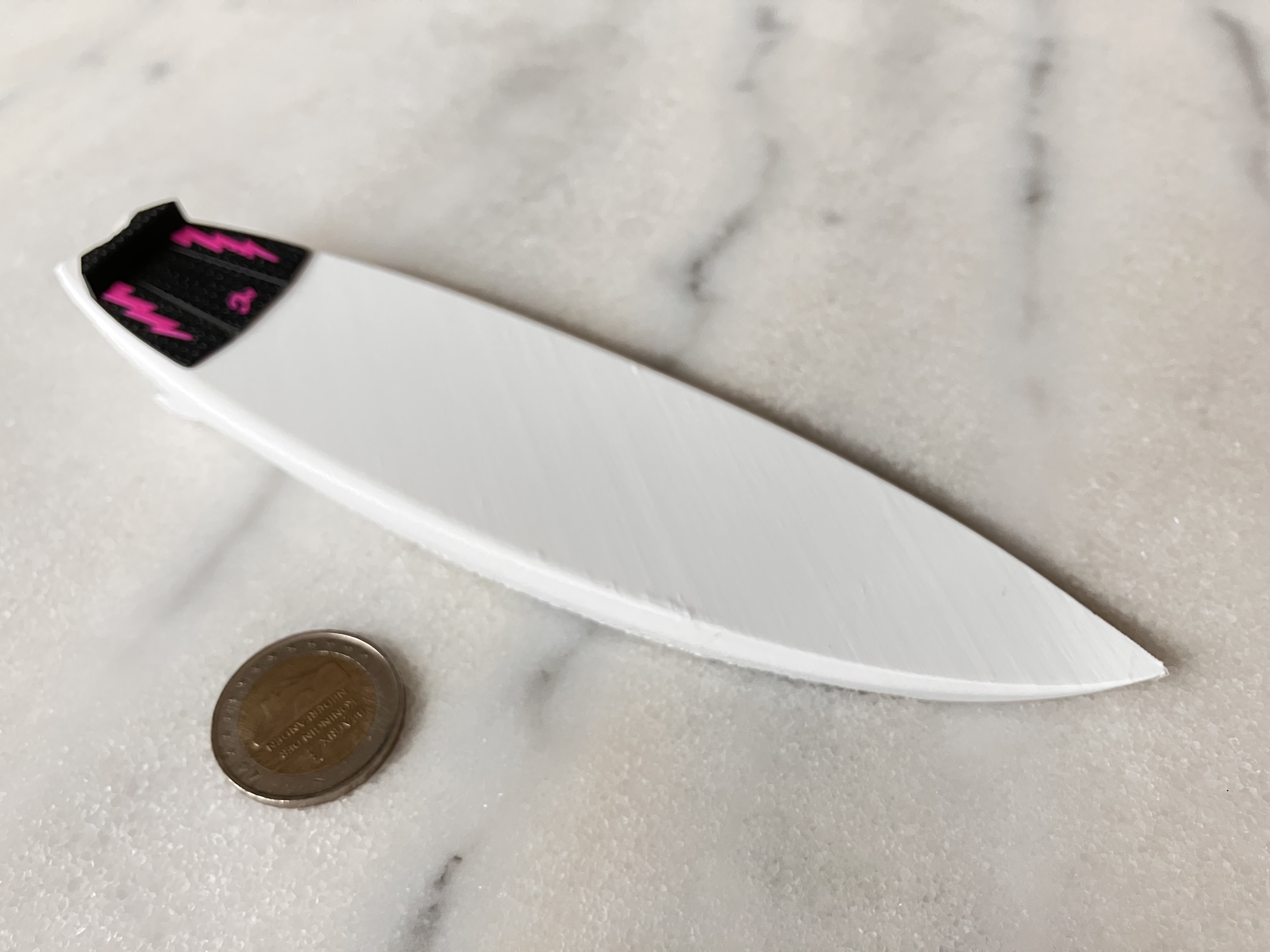 Surfboard / Shortboard (Pyzalien 2), fins and grippad