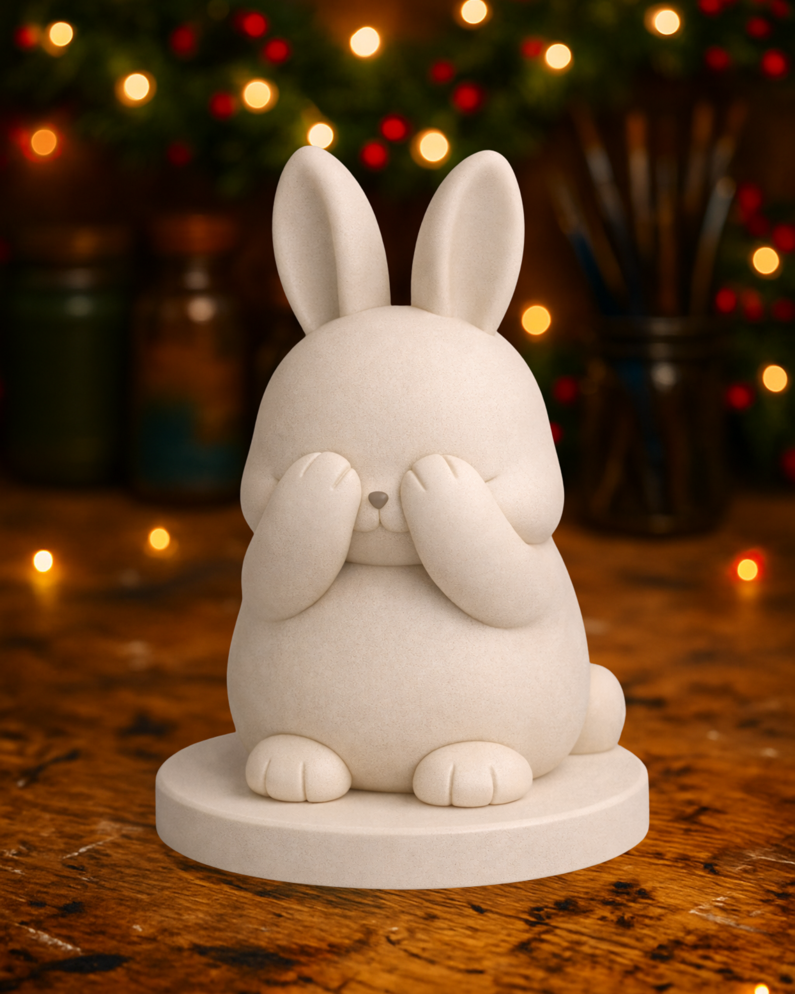 Cute Bunny Sculpture
