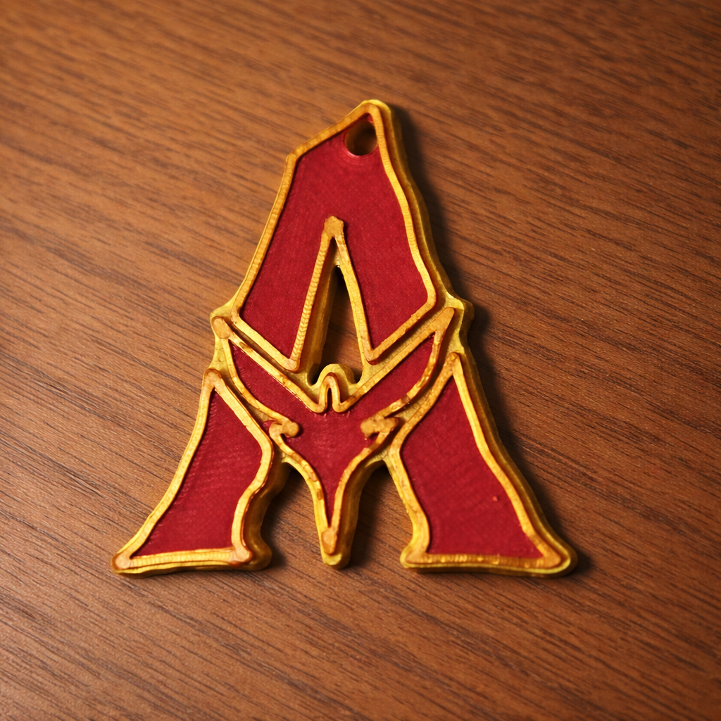 Miniatura 4 do modelo 3D Avatar-inspired customizable keychain