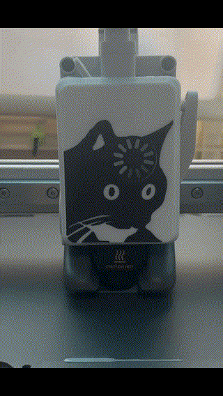 Confused cat meme cover of A1/A1mini extruder