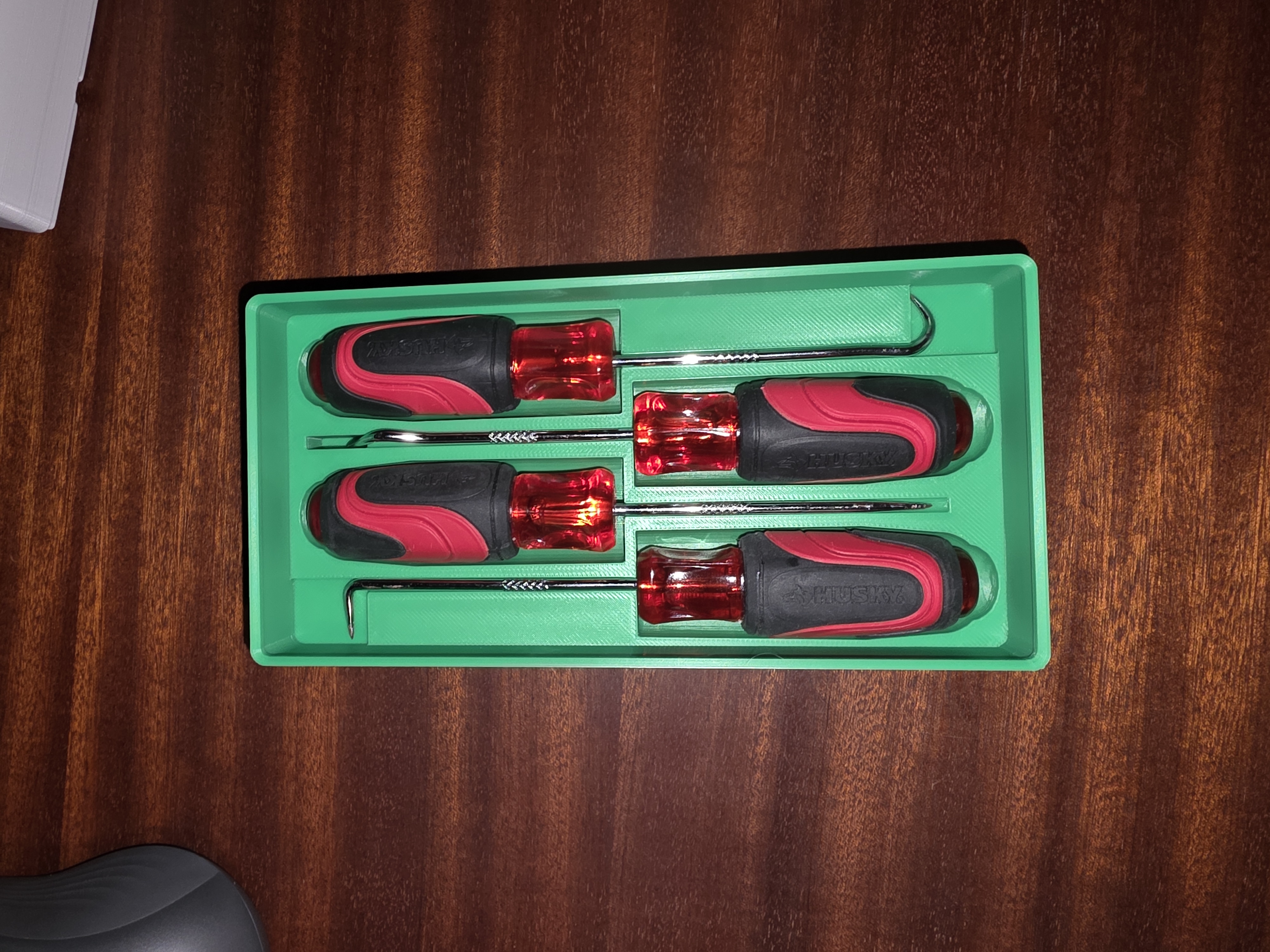 Gridfinity Holder for older Husky Mini Pick Set UPADATED