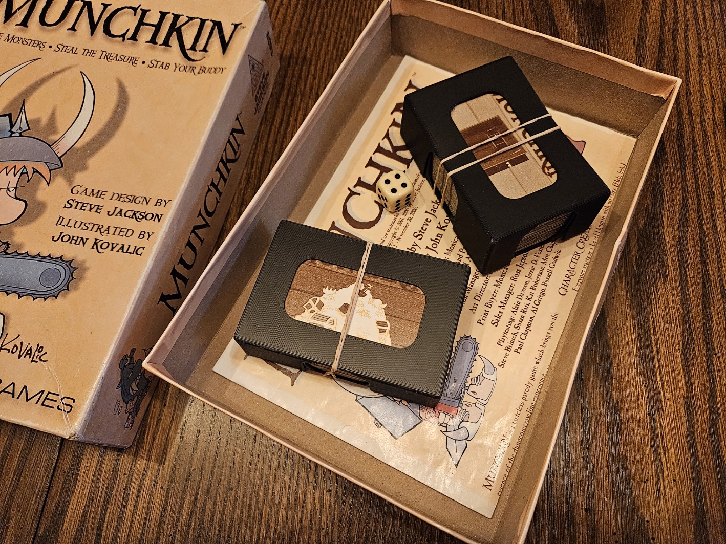 Parametric Card Deck Case (Draw and Discard)