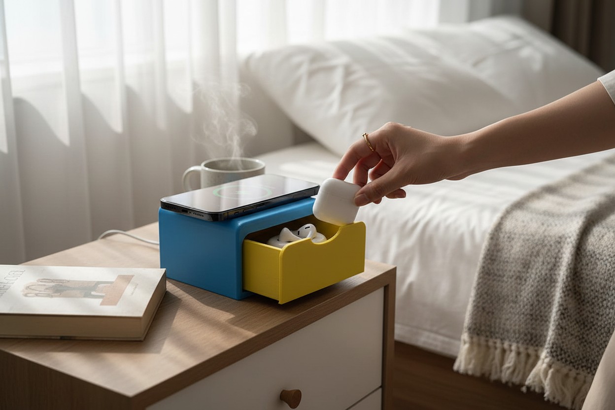 Magsafe Charging Dock with Storage Drawer