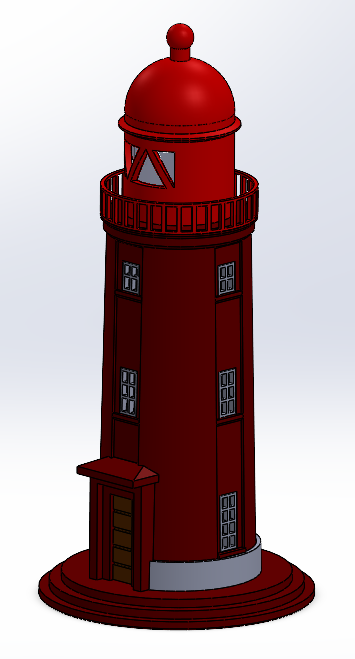 Leuchtturm Nordmole Geestemündung Bremerhaven H0