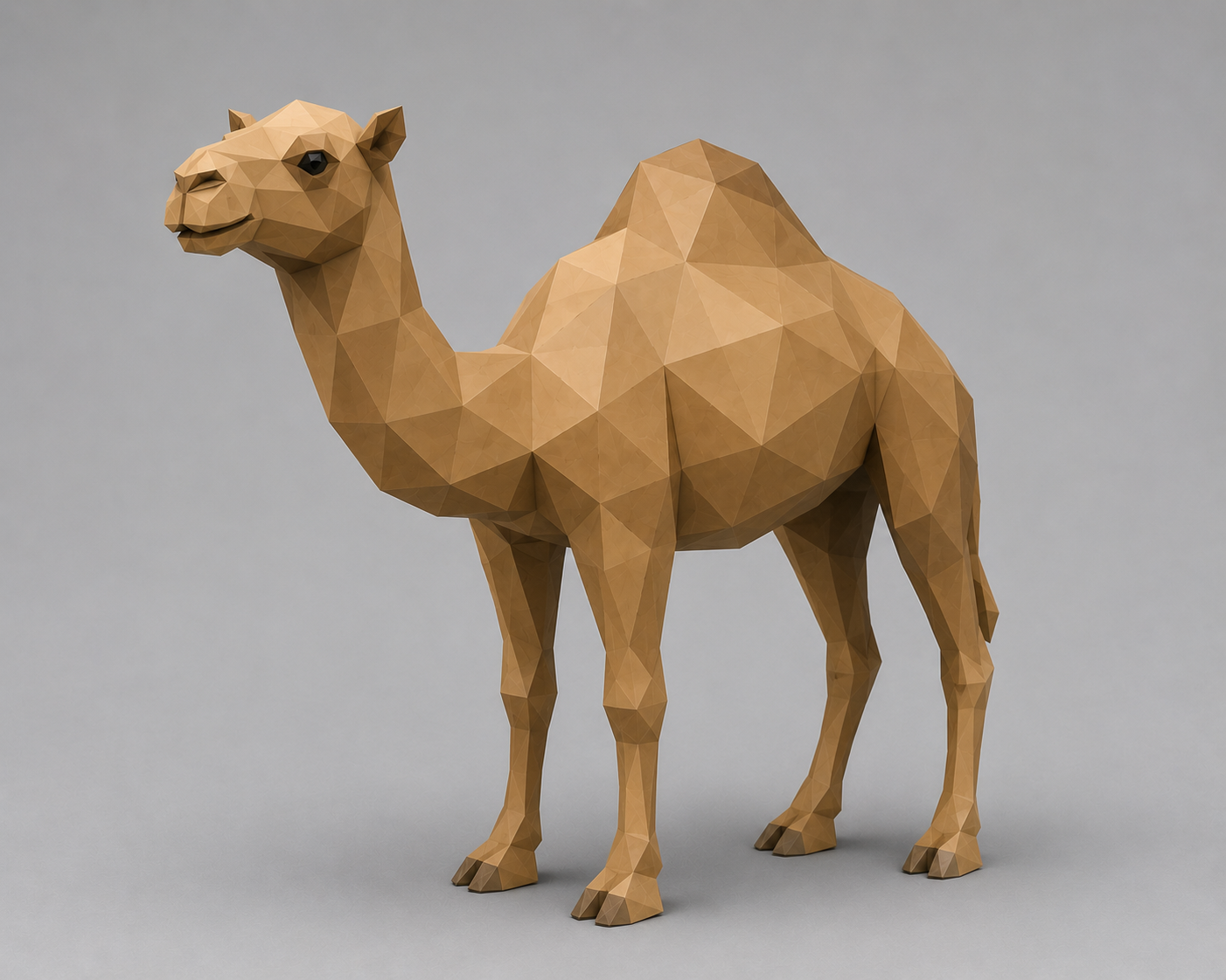Low Poly Camel (One Hump)