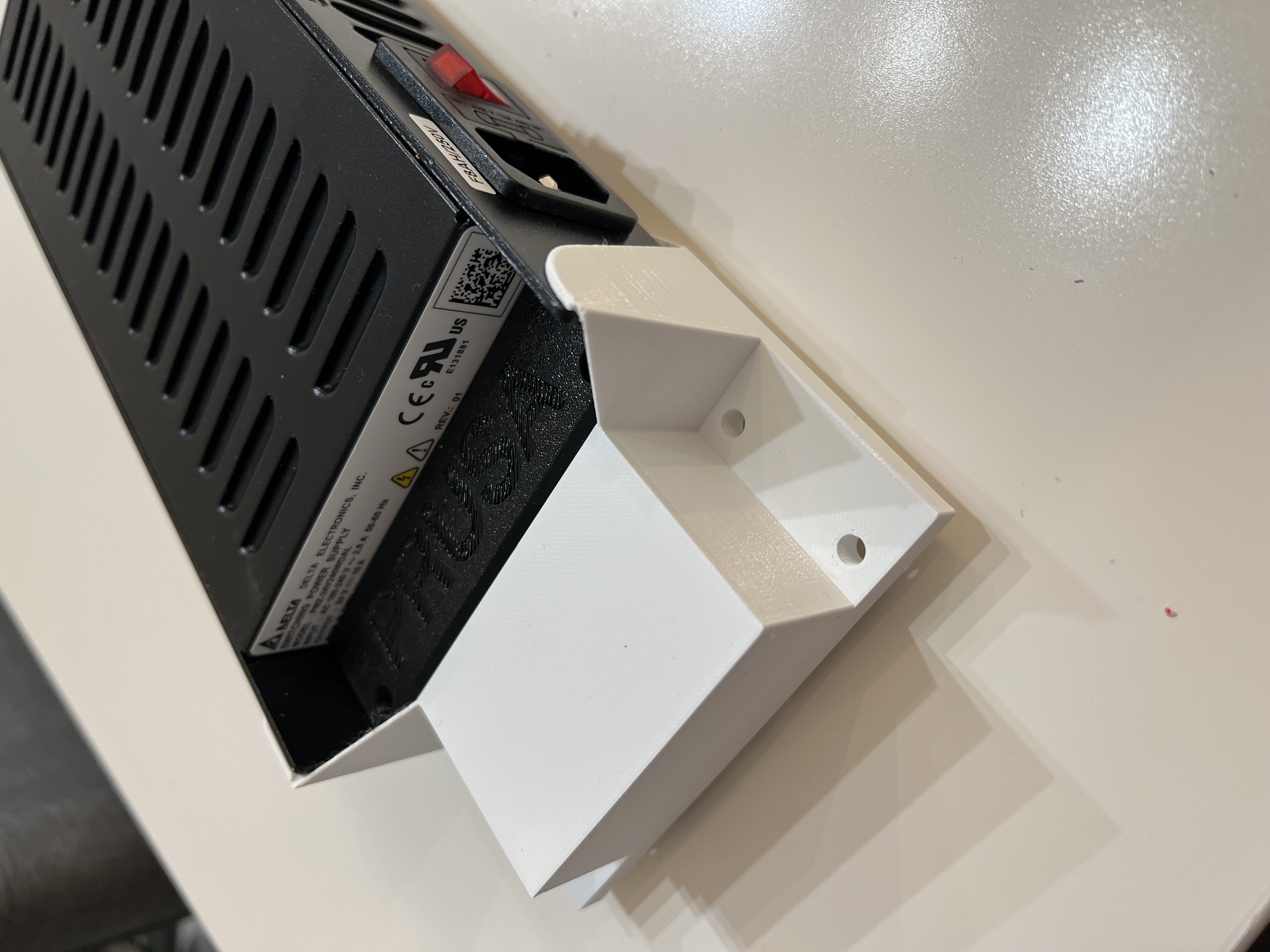 MK4S Power supply holder with adapter/Uchwyt zasilacza wraz z przejsciowka