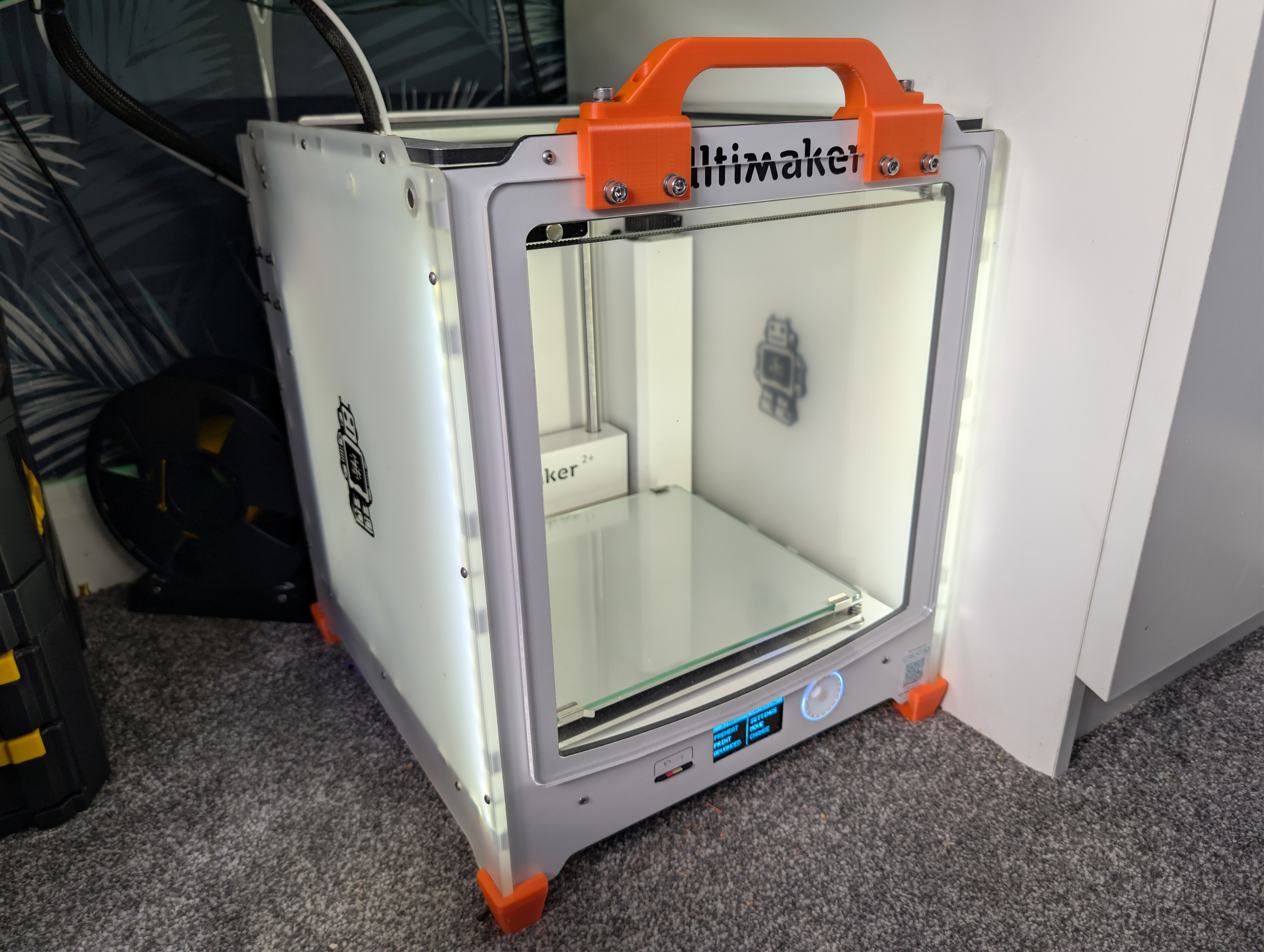 Ultimaker 2 + Door Front Panel (No Modifications Needed)