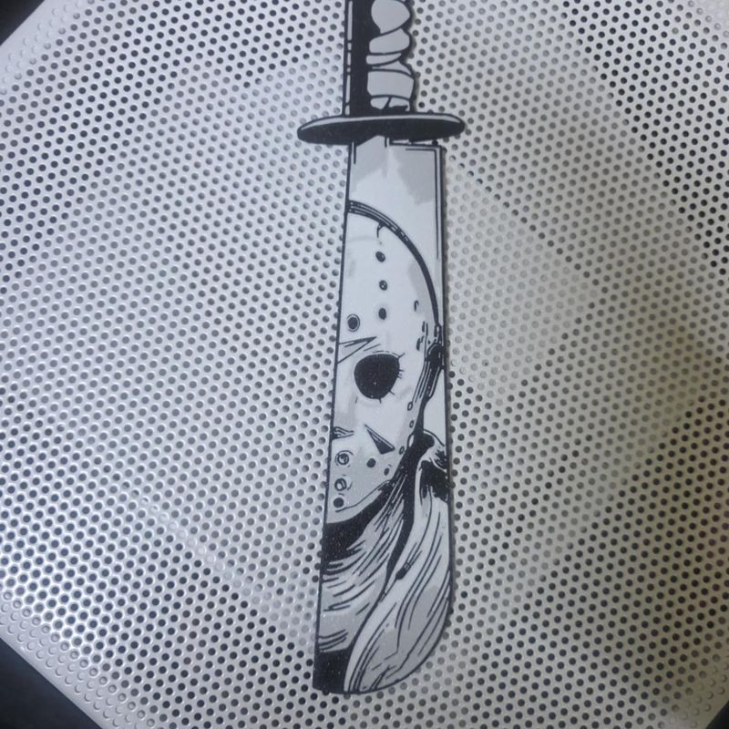 Jason＇s Machete Horror Graphic Display Piece by 3DToppers | Download ...