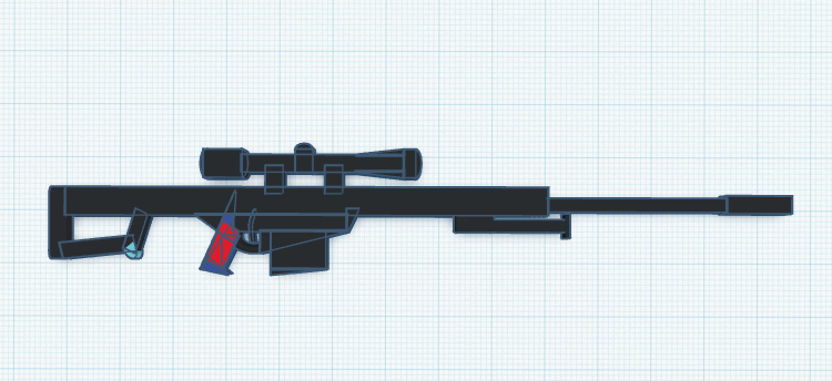 Barrett .50 Cal Keychain