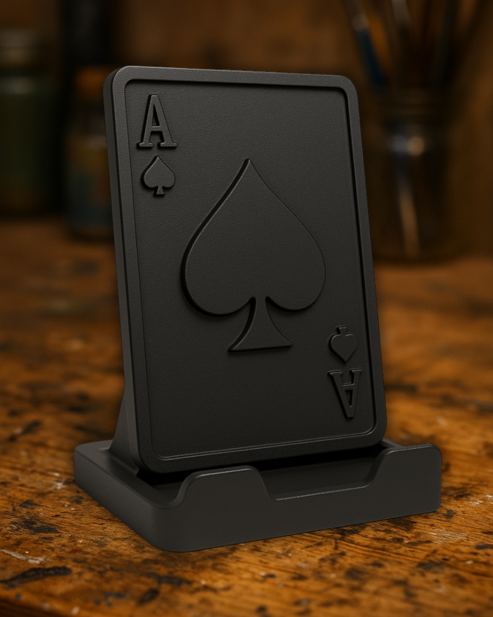 Ace of Spades Phone Stand