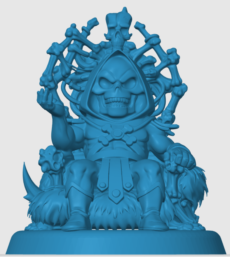 Miniatura 5 do modelo 3D Skeletor Inspired Chibi
