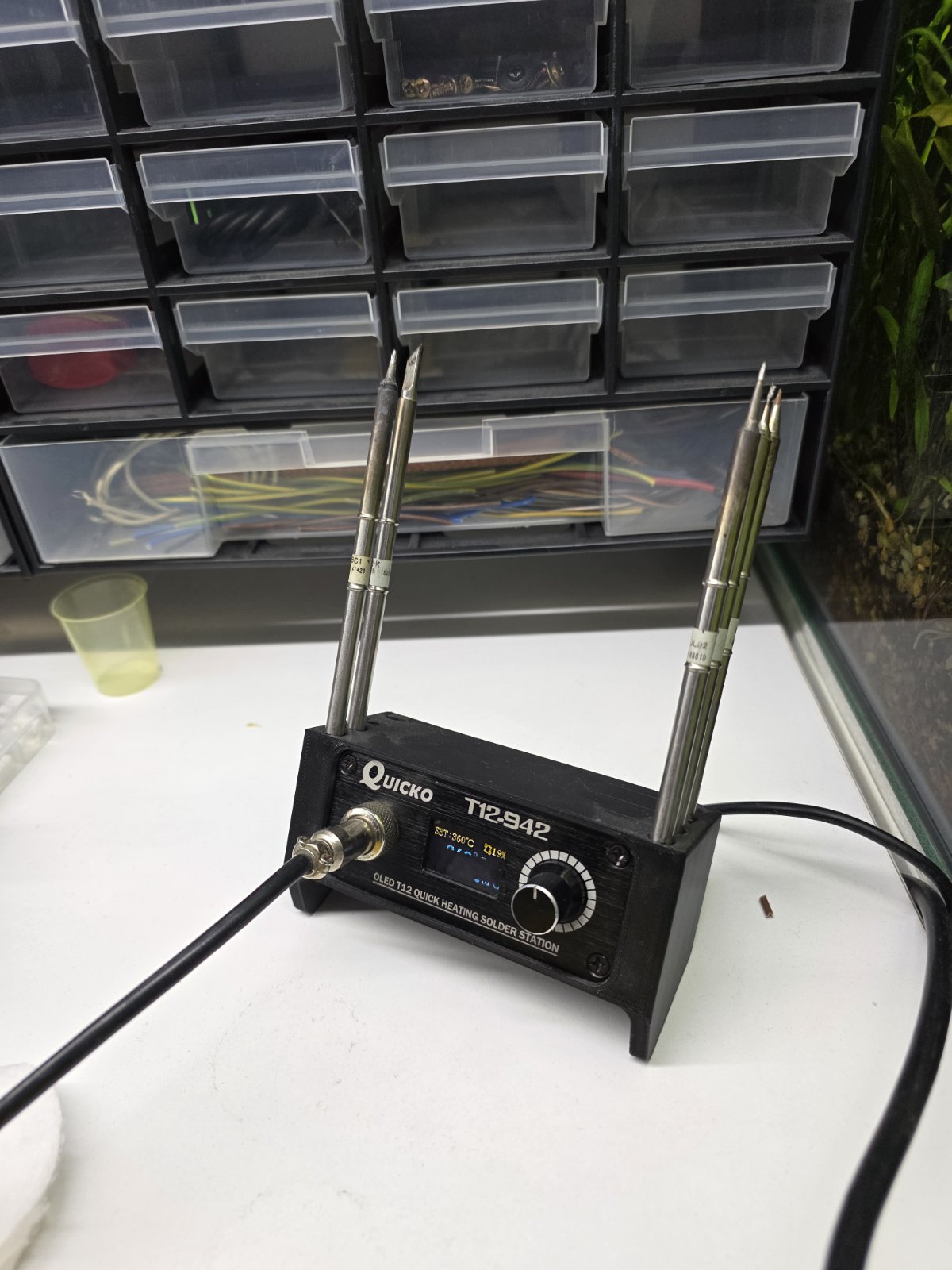 Quicko T12 soldering station holder
