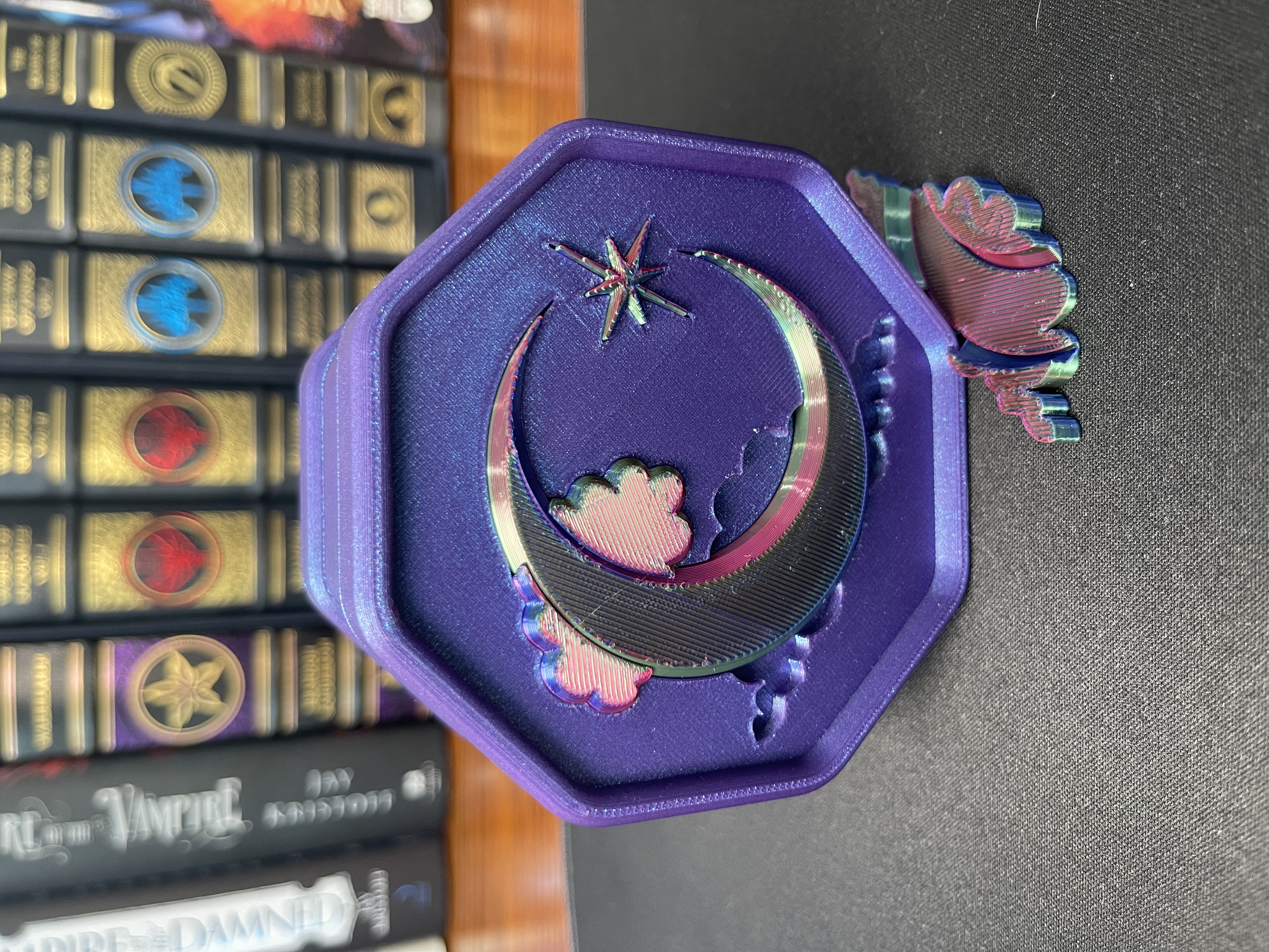 Celestial Moon & Cloud Trinket Box