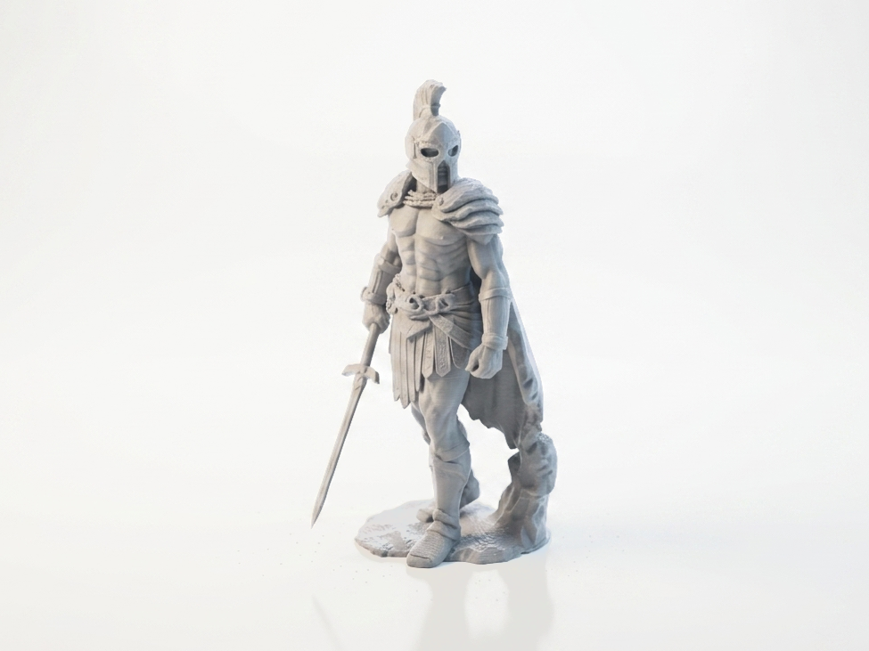 Spartan Warrior Figurine Fantasy 3D Printable