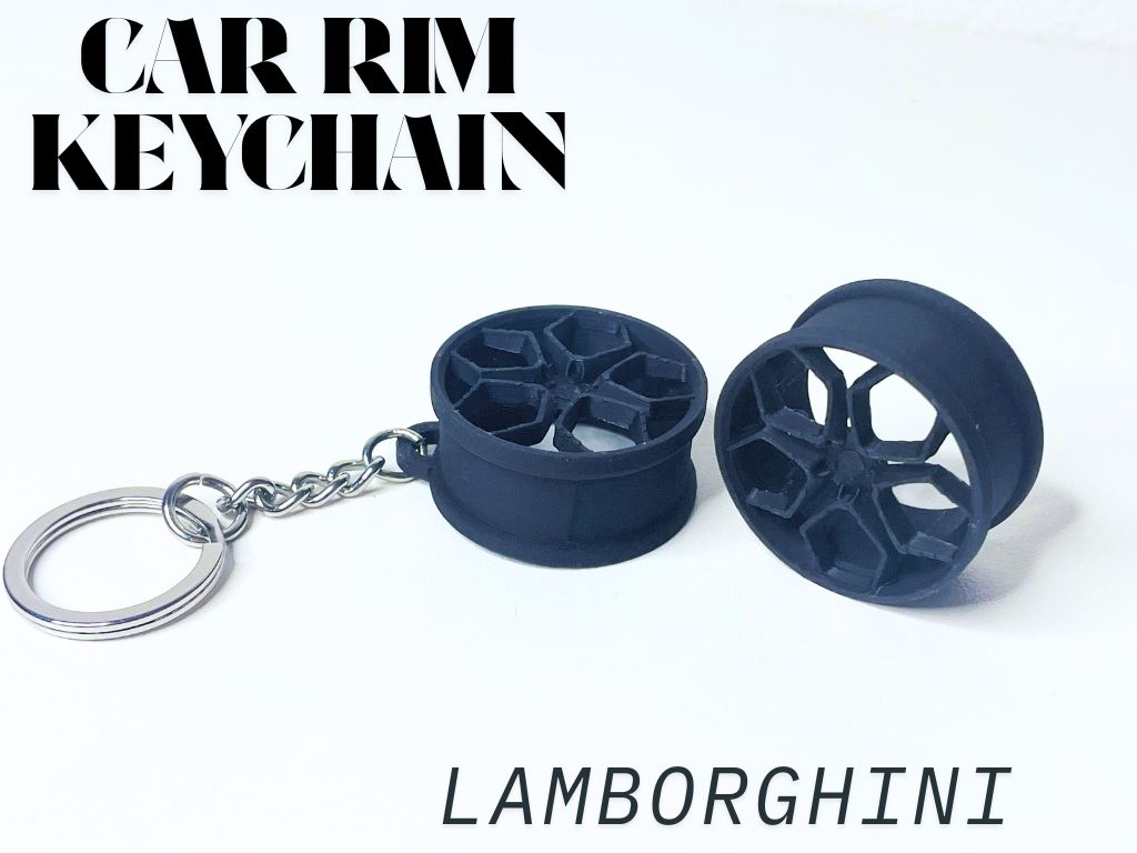Car Rim Keychain - LAMBORGHINI