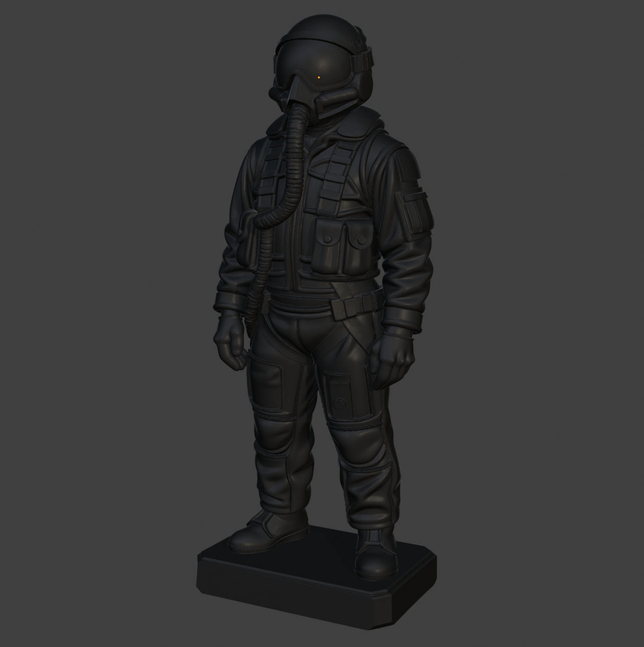 F-16 Pilot Statuette