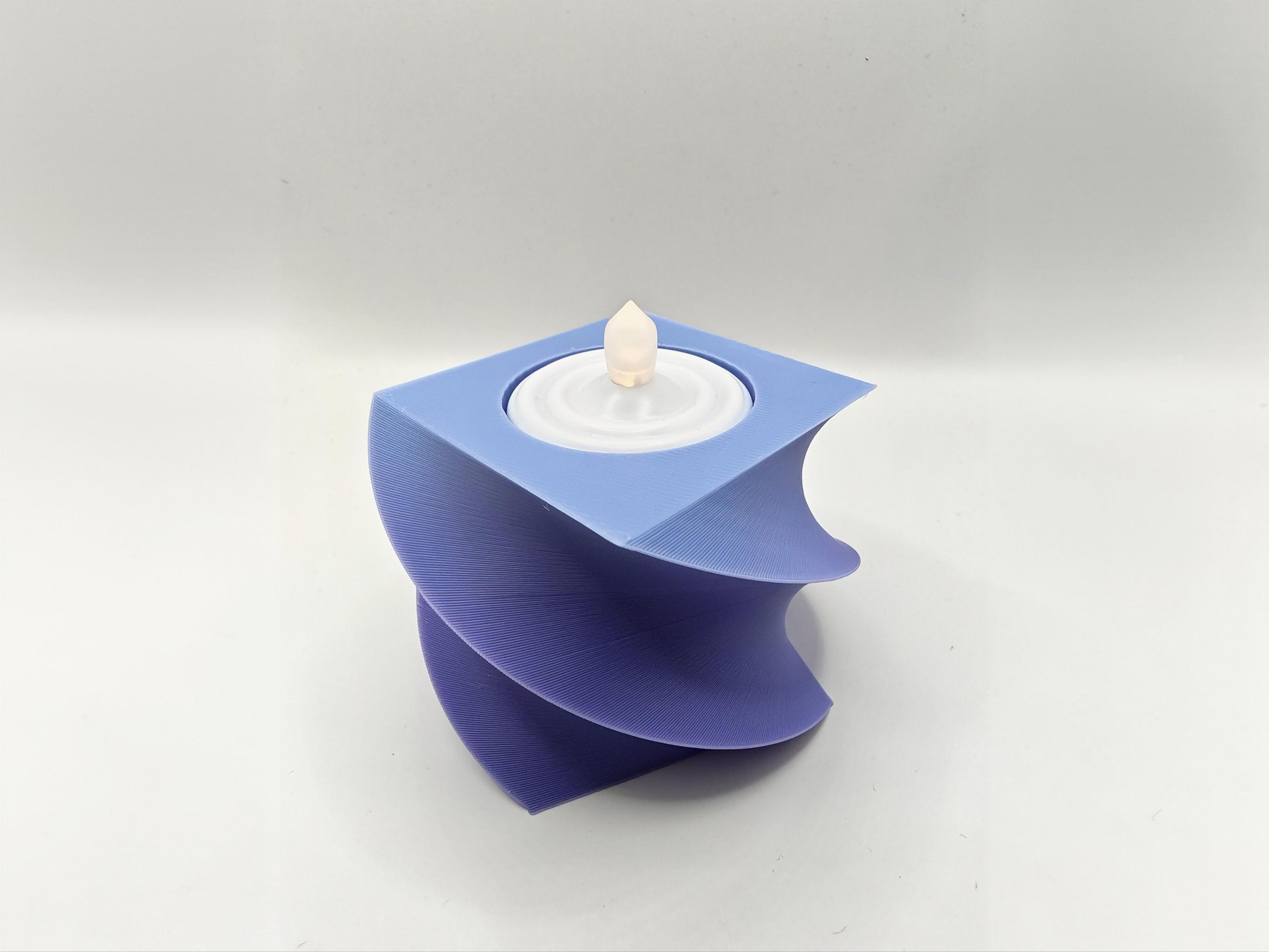 LED Tea Light Holder 3D model by JDJC3D