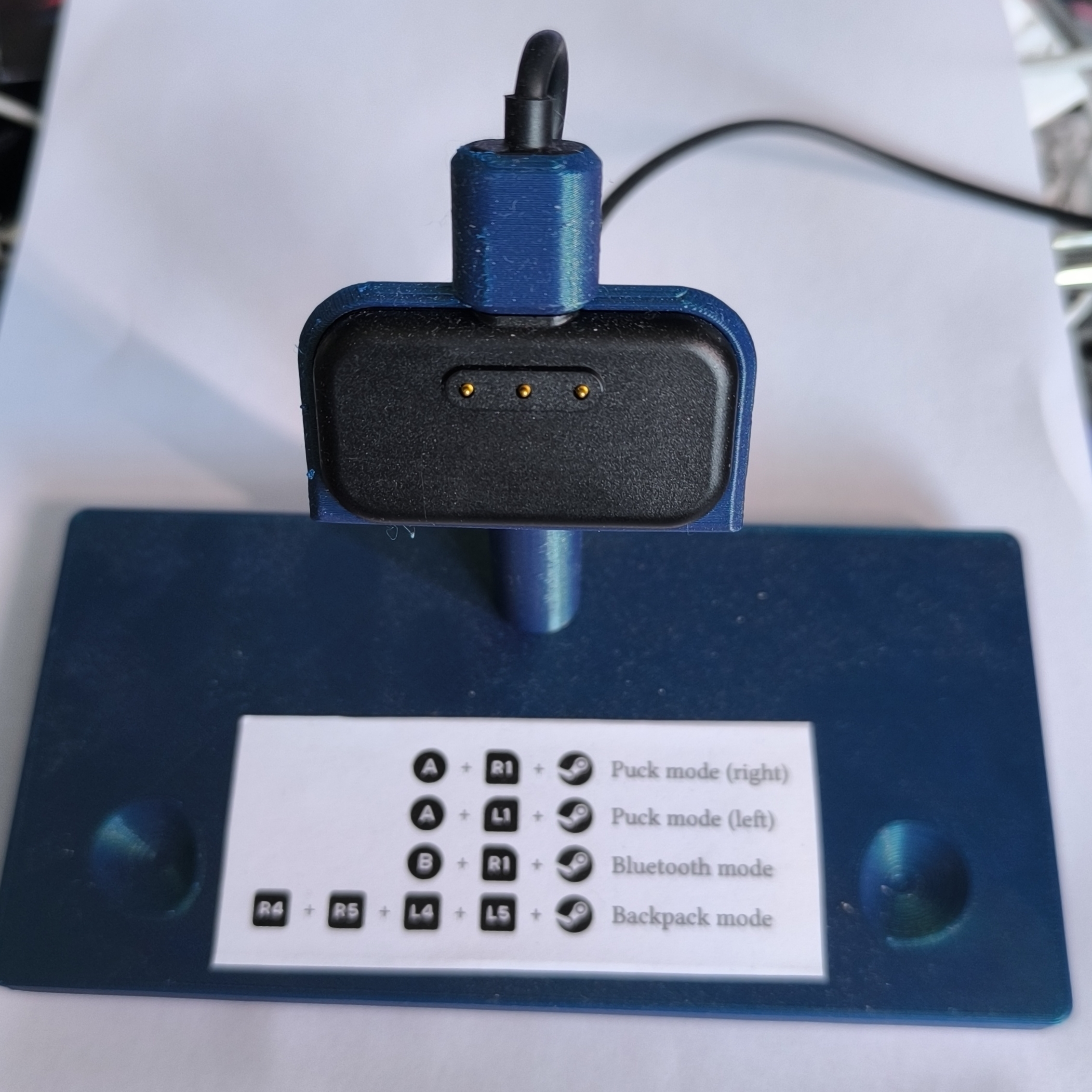Miniatura 2 do modelo 3D Gridfinity Mechanism Steam Controller Dock