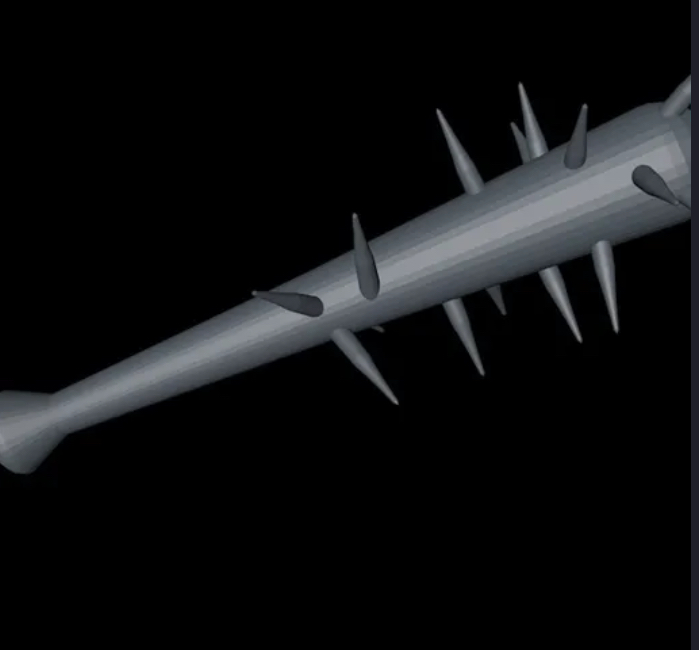 Spiked bat action figures