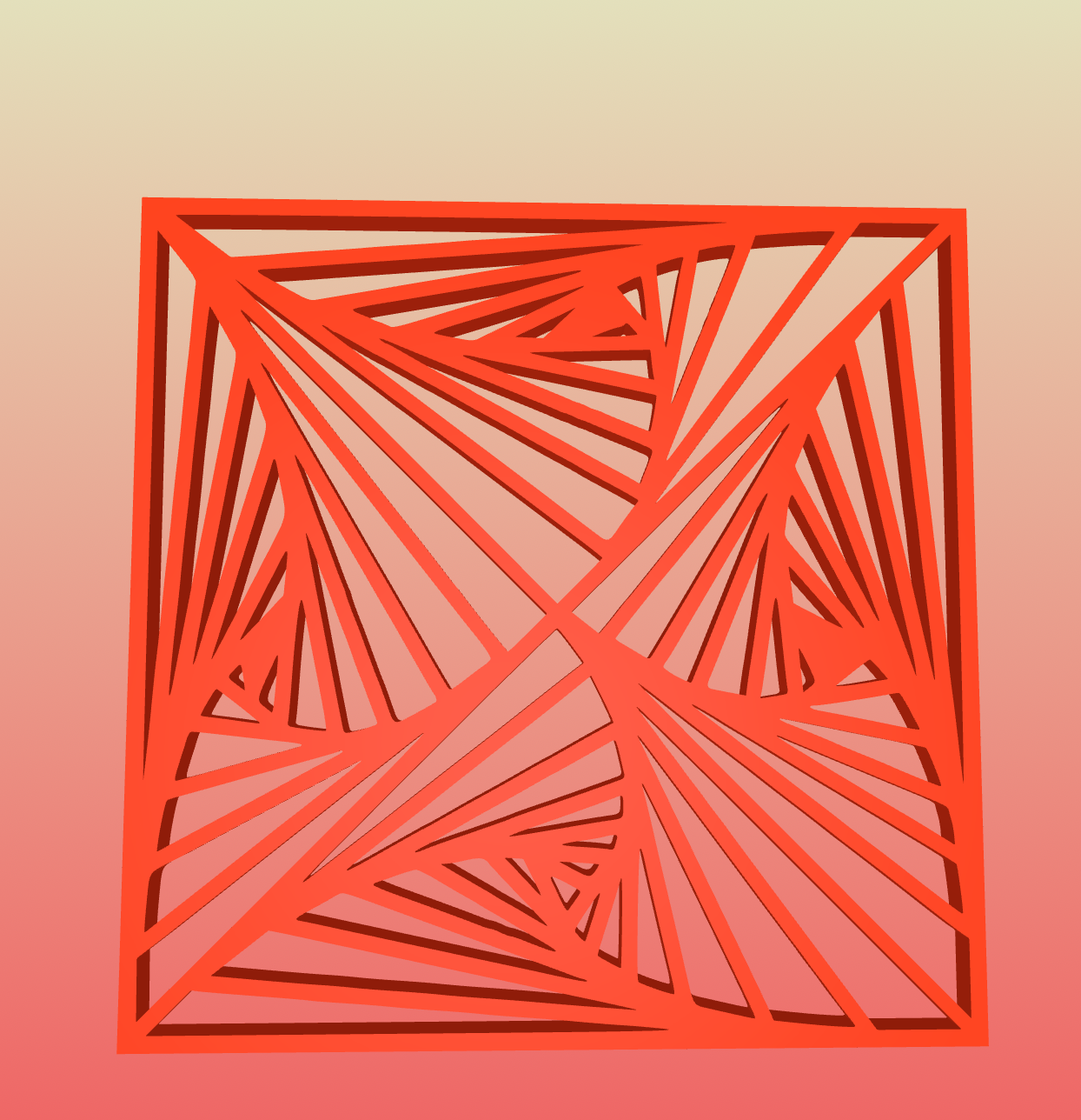 Optical Illusion 2d plate