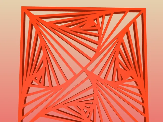 Optical Illusion glass coaster/2D plate