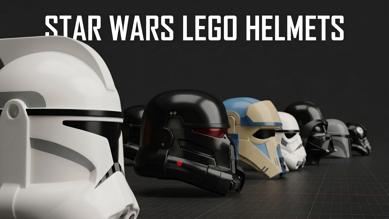 Star Wars LEGO Heads and Helmets