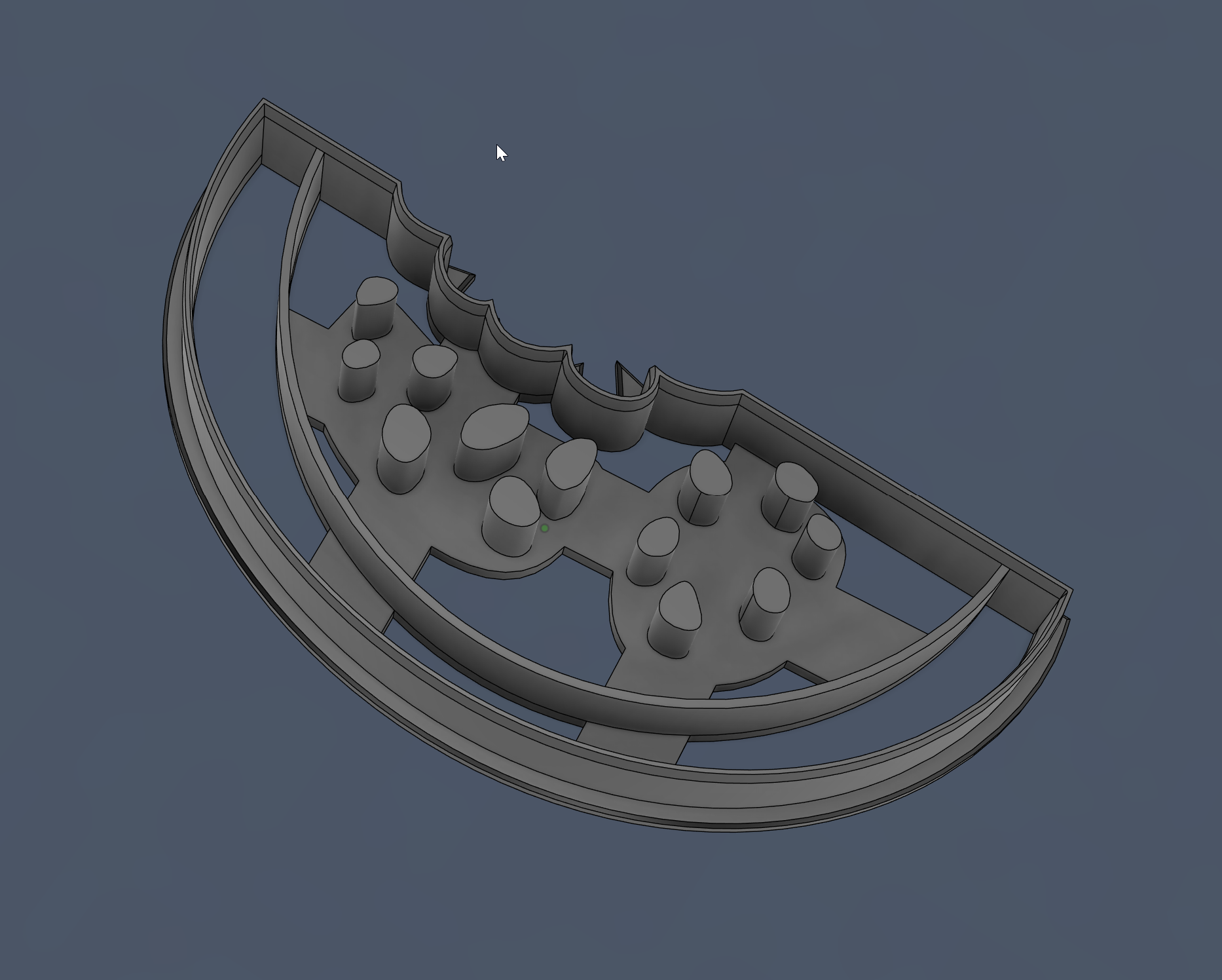 Melon cookie cutter