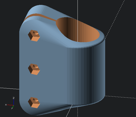 Miniatura 2 do modelo 3D Single/Double Clamp Customizable