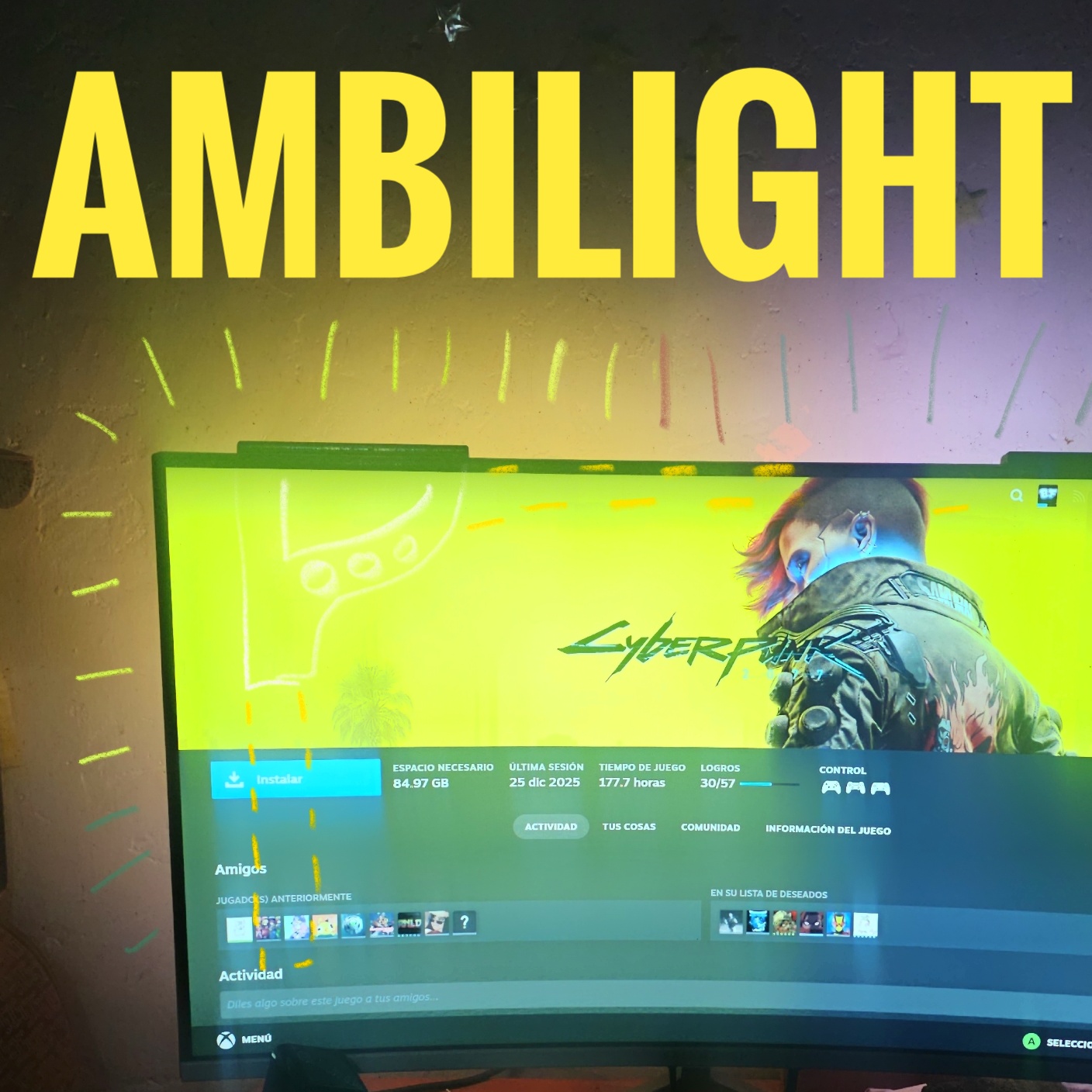 Universal Ambilight RGB Holder 3D model