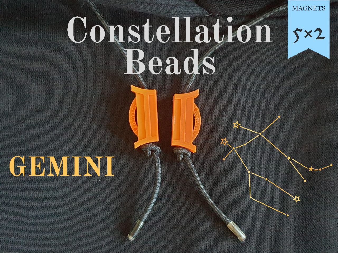 12 Constellation beads