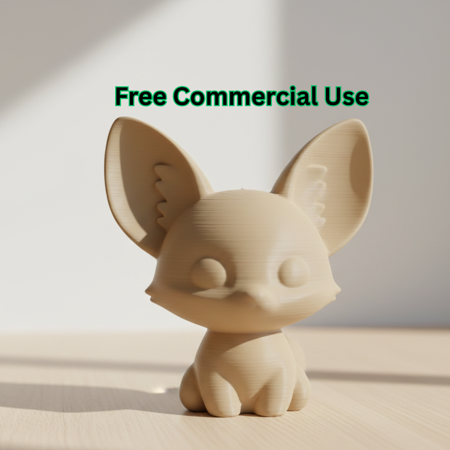 Cute Fennec Fox Figure