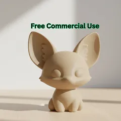 Cute Fennec Fox Figure
