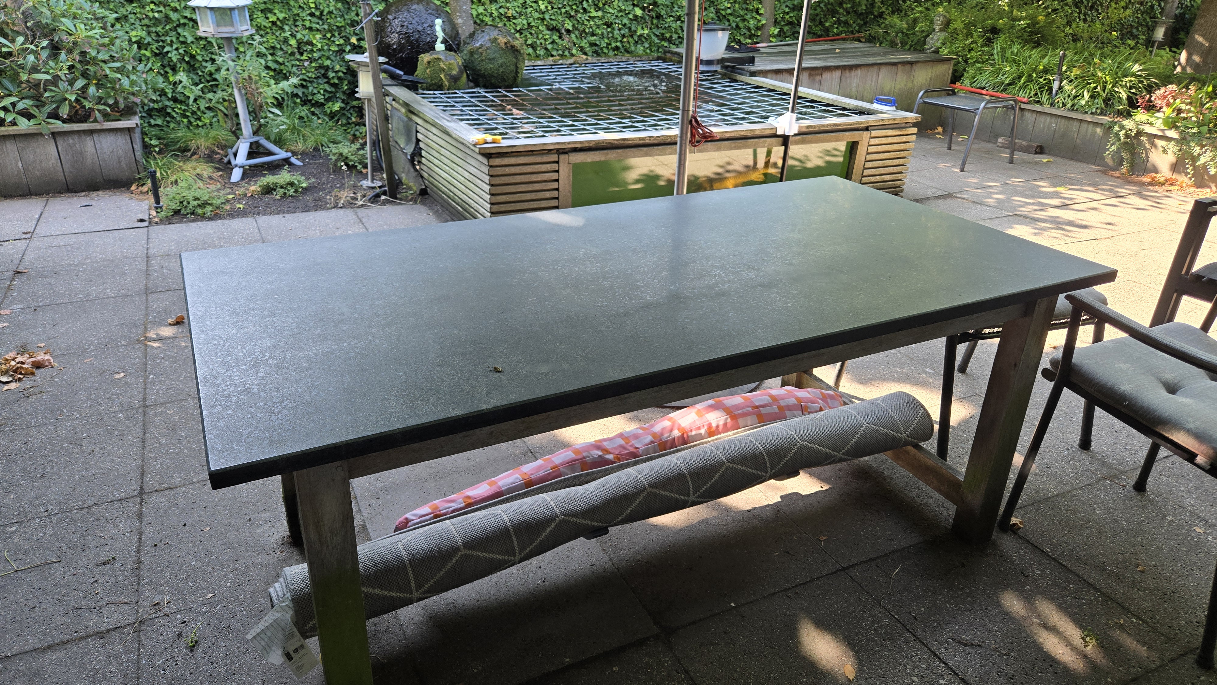 Garden Table Support Parasol Carpet