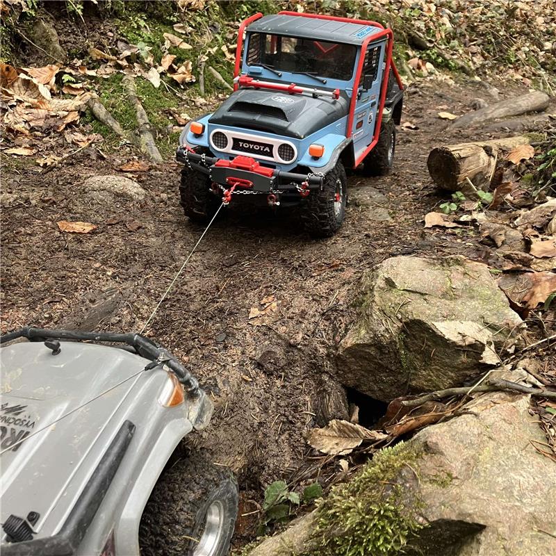 3DSets Bamboo Winch truck Front winch + rear BoomRacing Muscle conversion