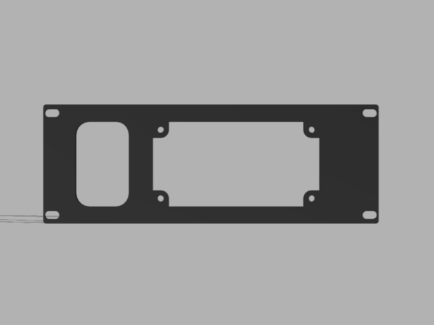 10 Inch Rack Mount for an SFX Power Supply